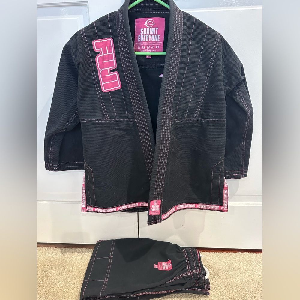Kids Black and Pink Jacket - Excellent Condition